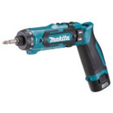 Skruemaskine / Knækskruetrækker 7.2V m. 2 stk 1.5Ah batterier - Makita DF012DSE