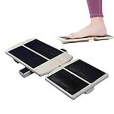 Single Leg Ankle Board, Single Leg Ankle Balance Pad, Wooden Ankle Strengthening Equipment, Non Slip Foot Balance Board, Wooden Foot Strengthener Trainer, Easy To Use, Portable for Gym Home