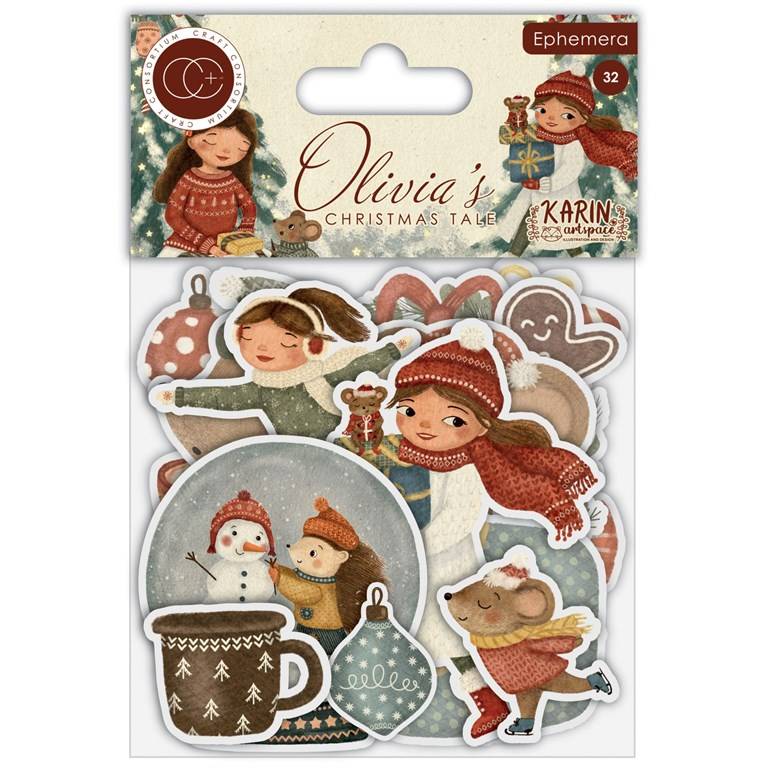 Chipboard - Olivias Christmas Tale - 40st