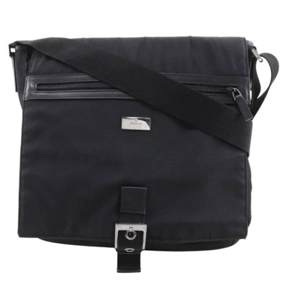 Gucci Vintage Pre-owned Canvas gucci-tasker - Vintage - Dame - Sort - ONE SIZE - Uld