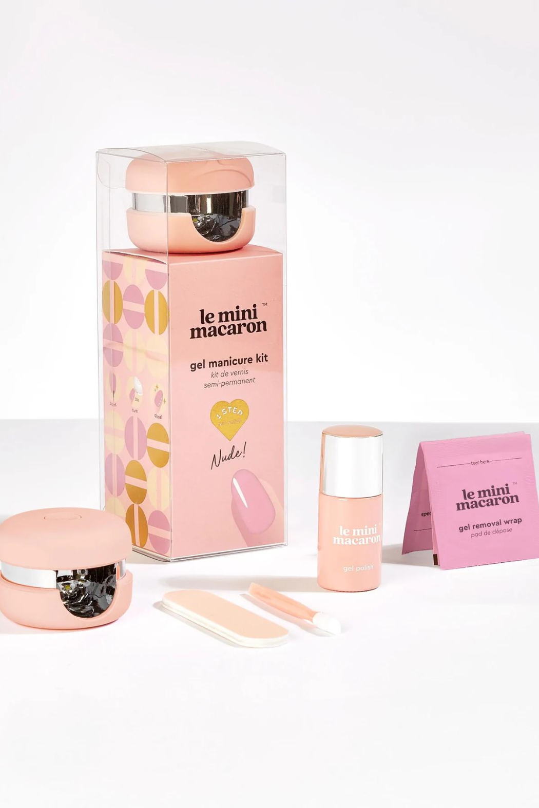 Gel manicure kit, nude