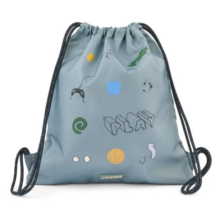 Sac de Gym Danella Play Fibres Recyclées | Bleu Vert