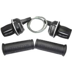 Växelreglage SRAM MRX Comp set twister 3 x 7 växlar svart/vit