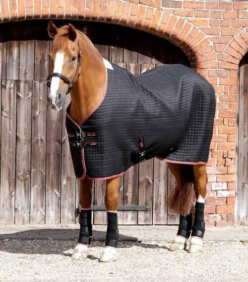 Premier Equine Dry-Tech Cooler dækken - Sort - 7,0" (165cm)