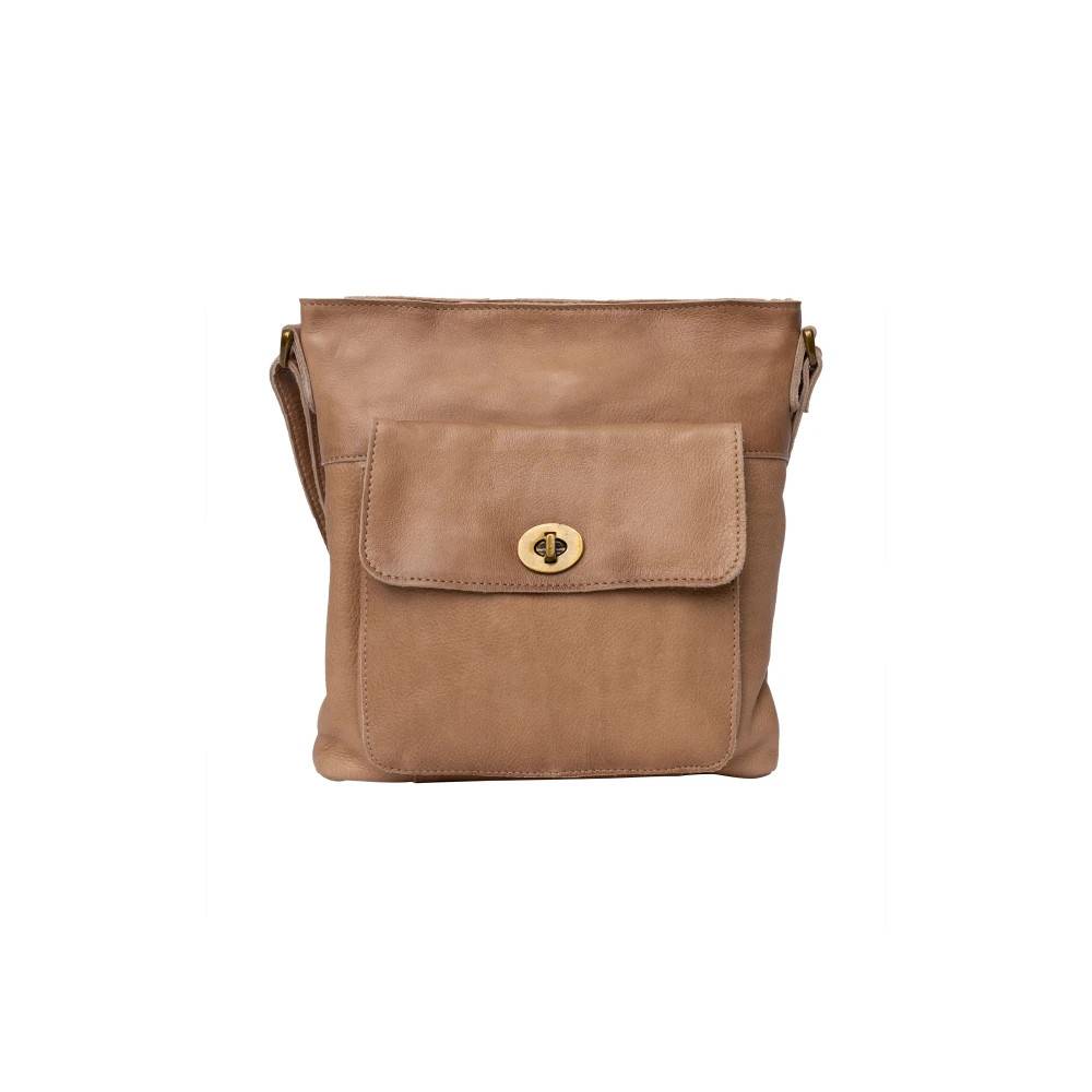 Re:designed - Handgjord Läder Crossbody Väska Väskor - Dam - ONE Size - Läder
