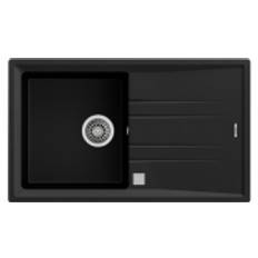 Teka STONE 50 B-TG 1B 1D AUTO, Tegranit+ Einbauspüle 50 cm, Kohlenstoff, 115330022