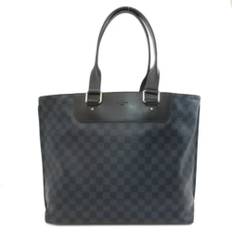 Louis Vuitton Vintage, Pre-owned, Herre, Blå, ONE SIZE, Pre-owned canvas tasker