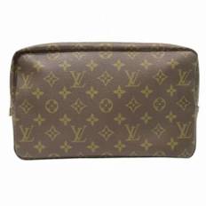 Louis Vuitton Vintage, Pre-owned, unisex, Brun, ONE SIZE, Tyl, Pre-owned Canvas clutches