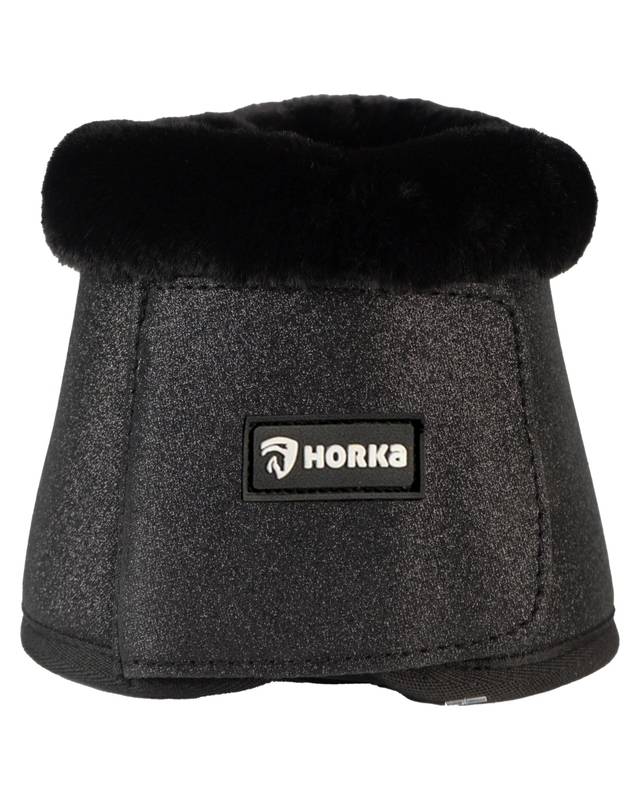 Horka Bell Boots Glitter Faux Fur Svart