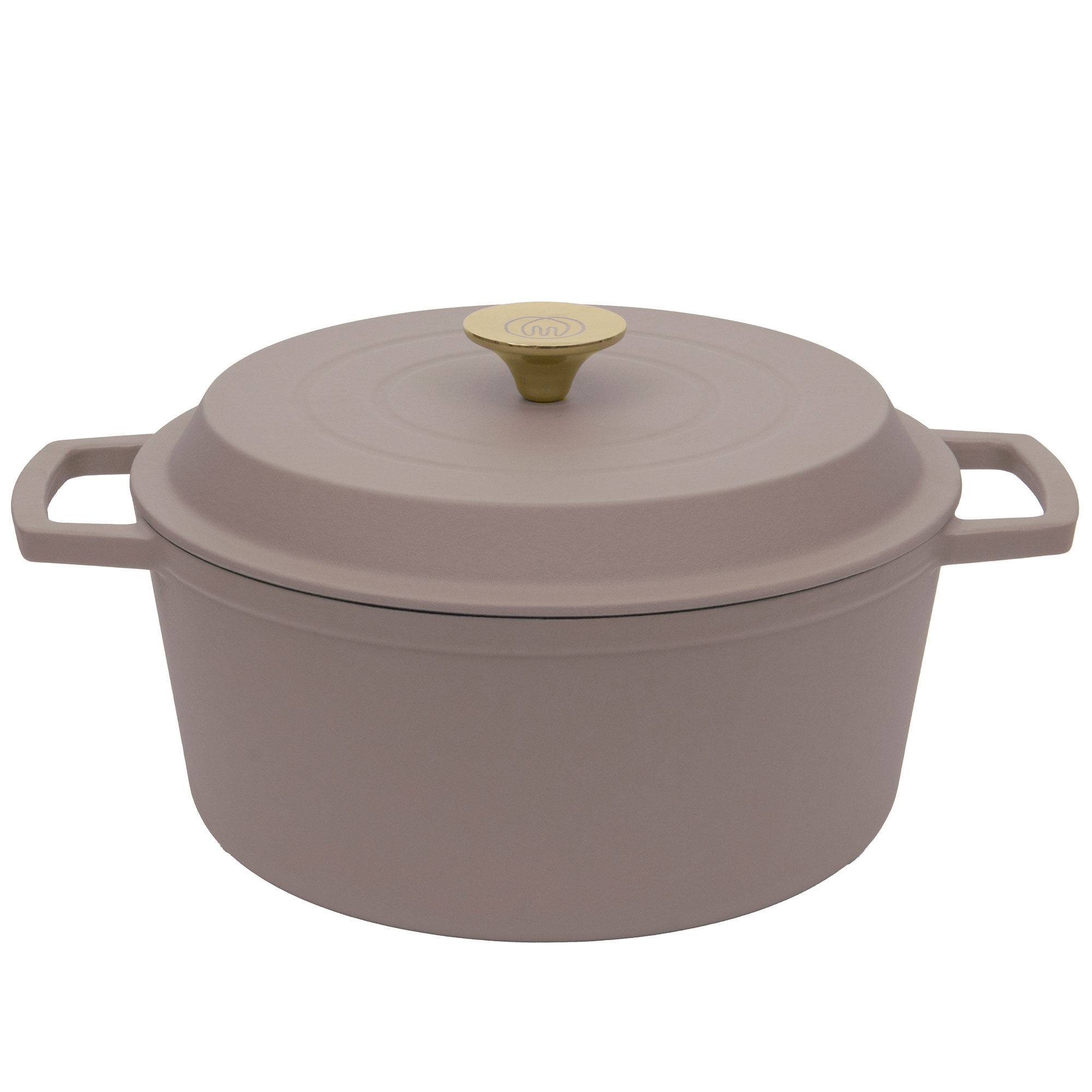 Mareld Støbejernsgryde 5 liter, mat beige