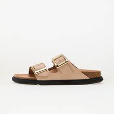 Sneakers Birkenstock Arizona Droplet Buckle Natural Leather Patent High-Shine New Beige EUR 36 - High-Shine New Beige - 36