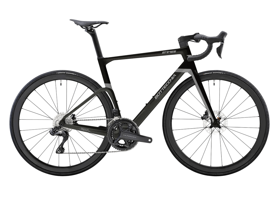 Bottecchia EMME 5 2025 - Shimano Ultegra Di2 2x12sp - ITM Carbon 40mm FUGA / Ursus Carbon TC37 TL - 053 / 51 / B1 NERO OPACO E LUCIDO (51)