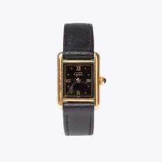 CARTIER Must de Cartier Tank Vermeil Watch - Gold