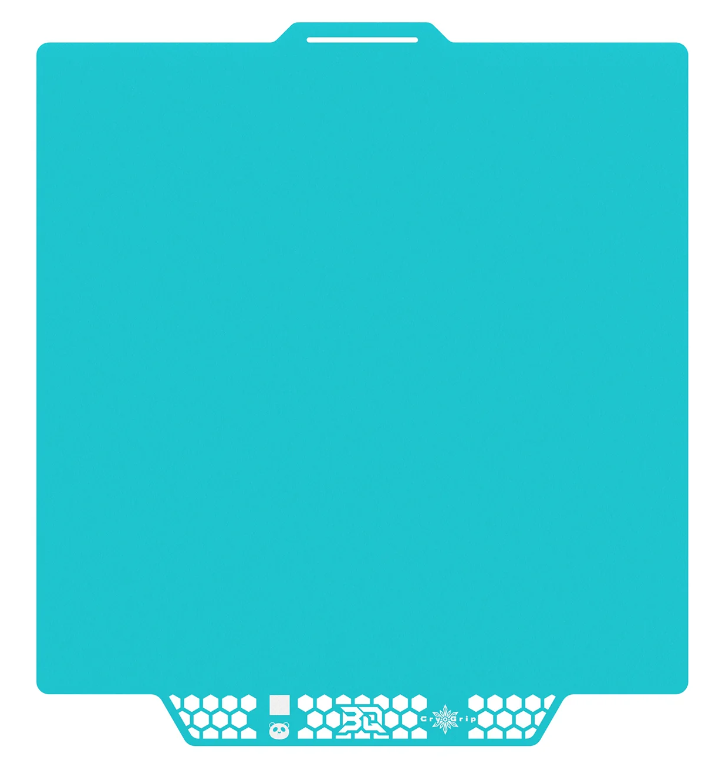 BIQU - Panda Buildplate - CryoGrip Pro - Glacier (Fine Texture) - P2S, X1/P1/A1 Series - 258x275mm
