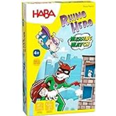 HABA 306426 - Rhino Hero - Missing Match, barnspel med uppmärksamhetsbord över 4 år