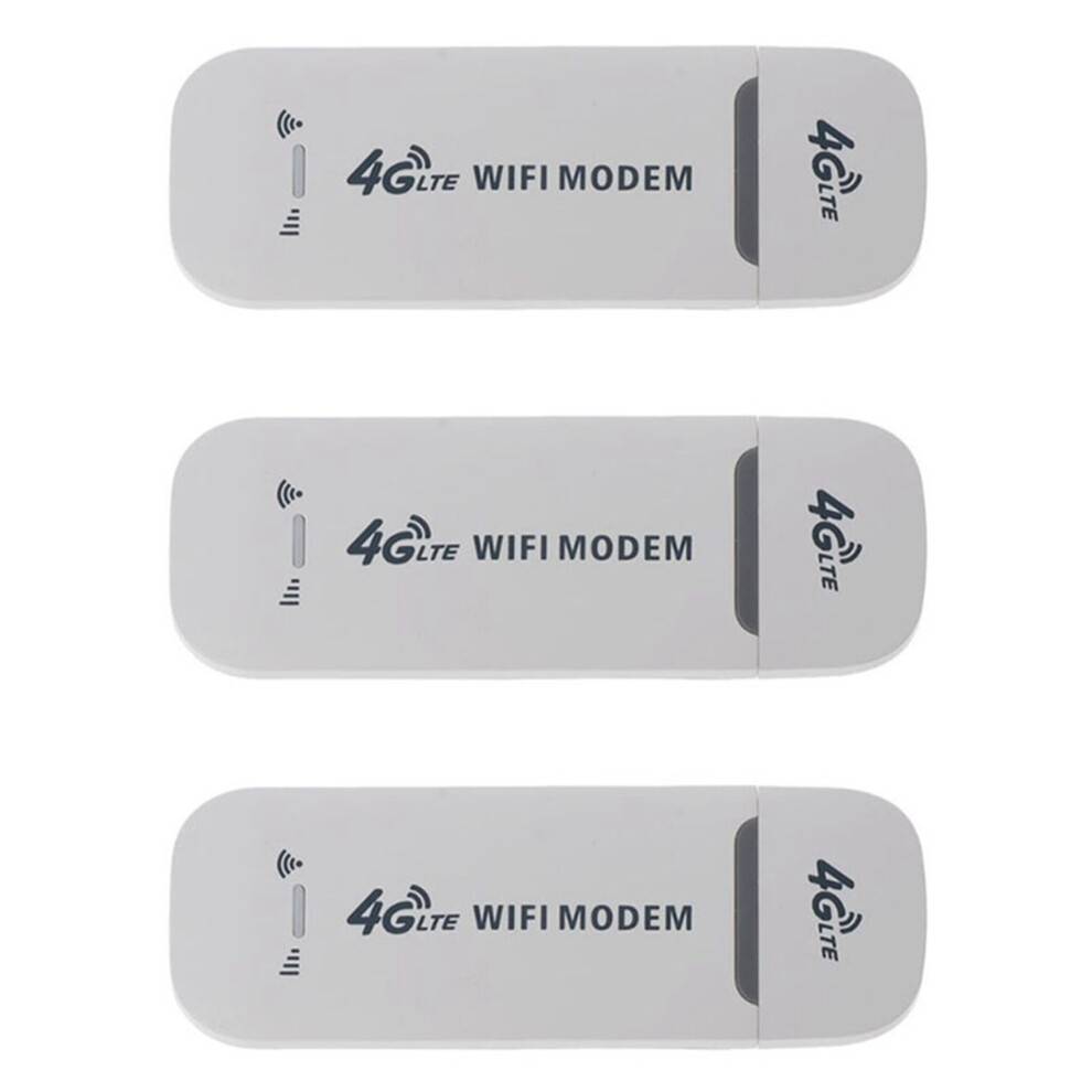 3X 4G LTE USB Modem Network Adapter with WiFi Hotspot SIM Card 4G Wireless Router for Win XP Vista 7/10 10.4
