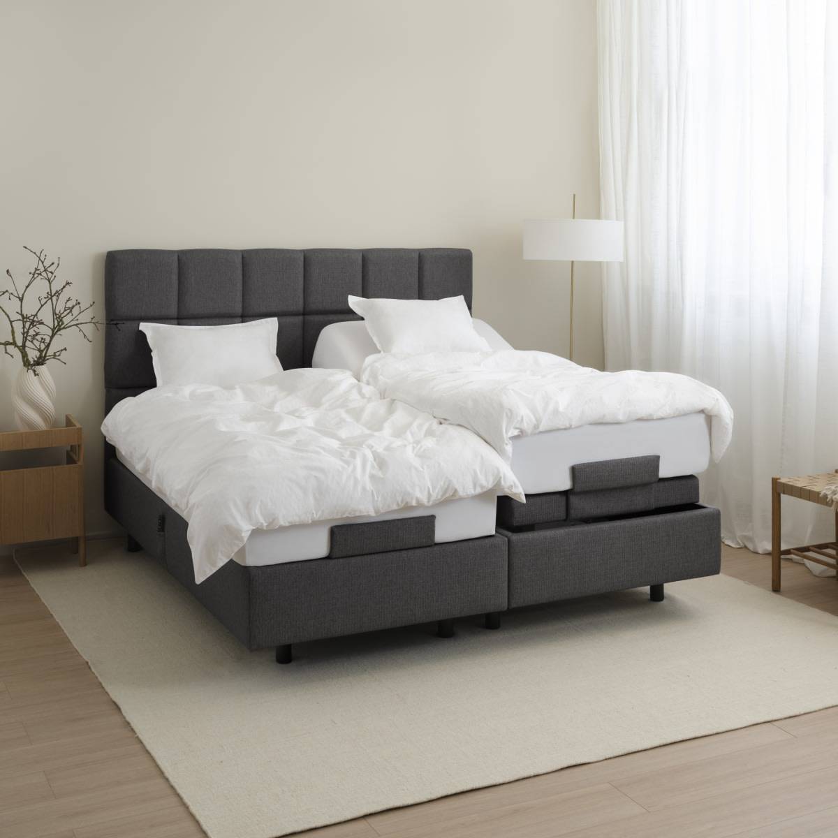 Tempur Springbox Pro Luxe - Elevationsseng - 160x200.