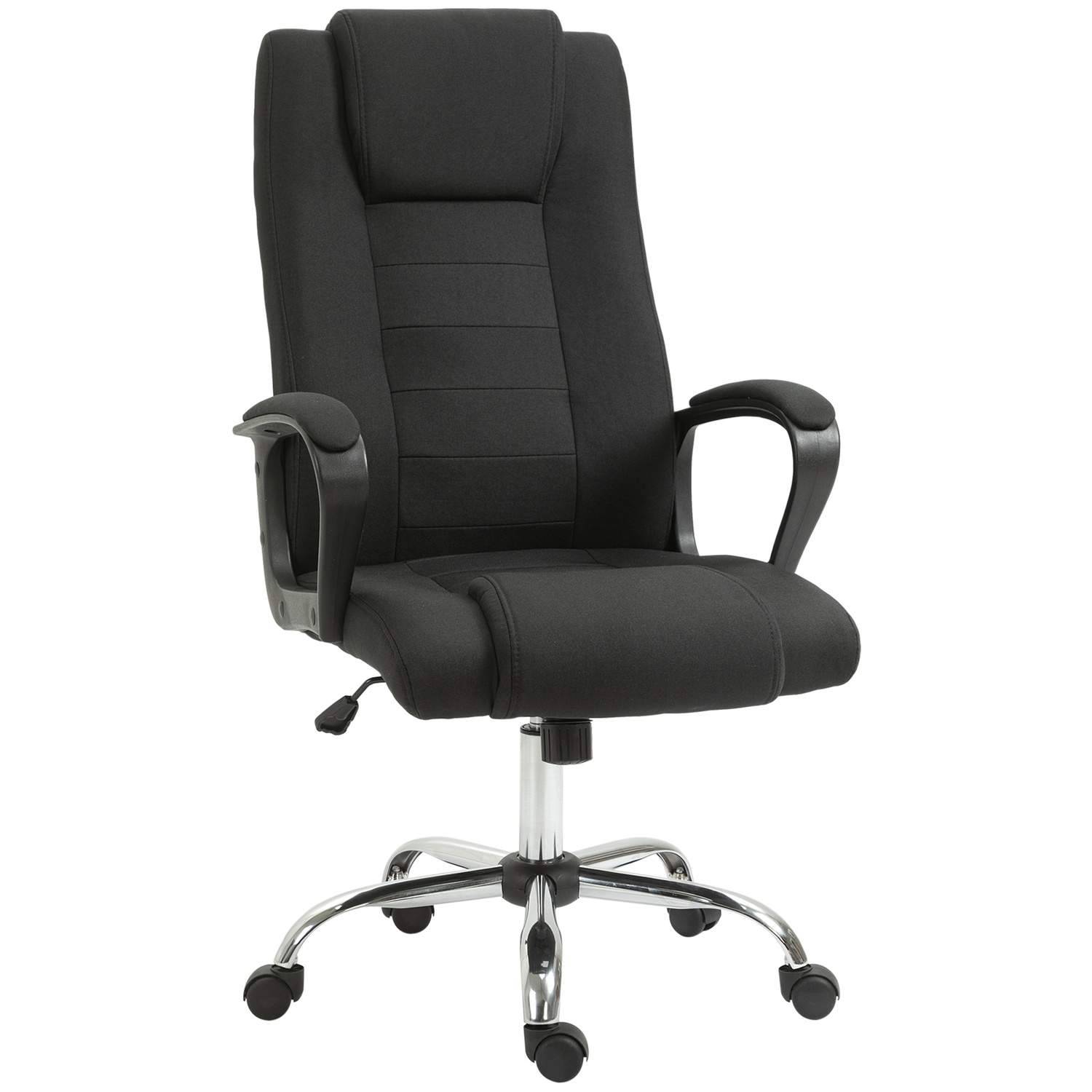 Ergonomisk kontorstol med nakkestøtte og vippefunktion