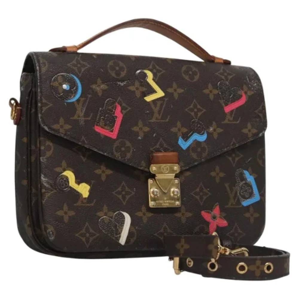 Louis Vuitton Vintage Pre-owned canvas tasker - Vintage - Dame - Brun - ONE SIZE - Uld