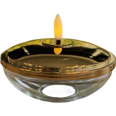 Sirius Lia Genopladelig Guld Str H5xØ10cm - Led Stearinlys hos Magasin