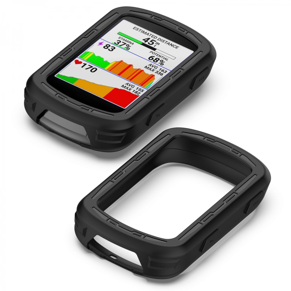 Kompatibel med Garmin Edge 840 540 silikone cykel GPS beskyttelsesetui