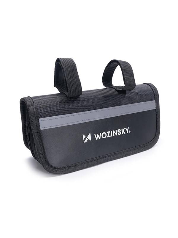 Wozinsky WMZ-01N tool kit 16-in-1 bicycle multitool pump wrenches inner tube kit - black