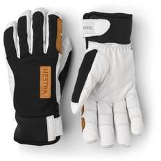 Hestra Ergo Grip Active Wool Terry - 5 Finger Black / Offwhite Handschuhe Männer