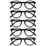 Opulize Zen 5-pack läsglasögon slät matt lila små män kvinnor RRRRRRR24-5 +1,50