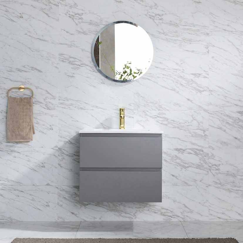Tvättställsskåp Bathlife Eufori Grå