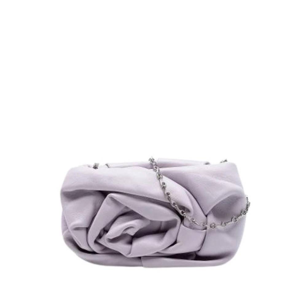 Burberry Vintage Pre-owned Lambskin Crossbody Bag - Vintage - Dame - Lilla - ONE SIZE - Uld