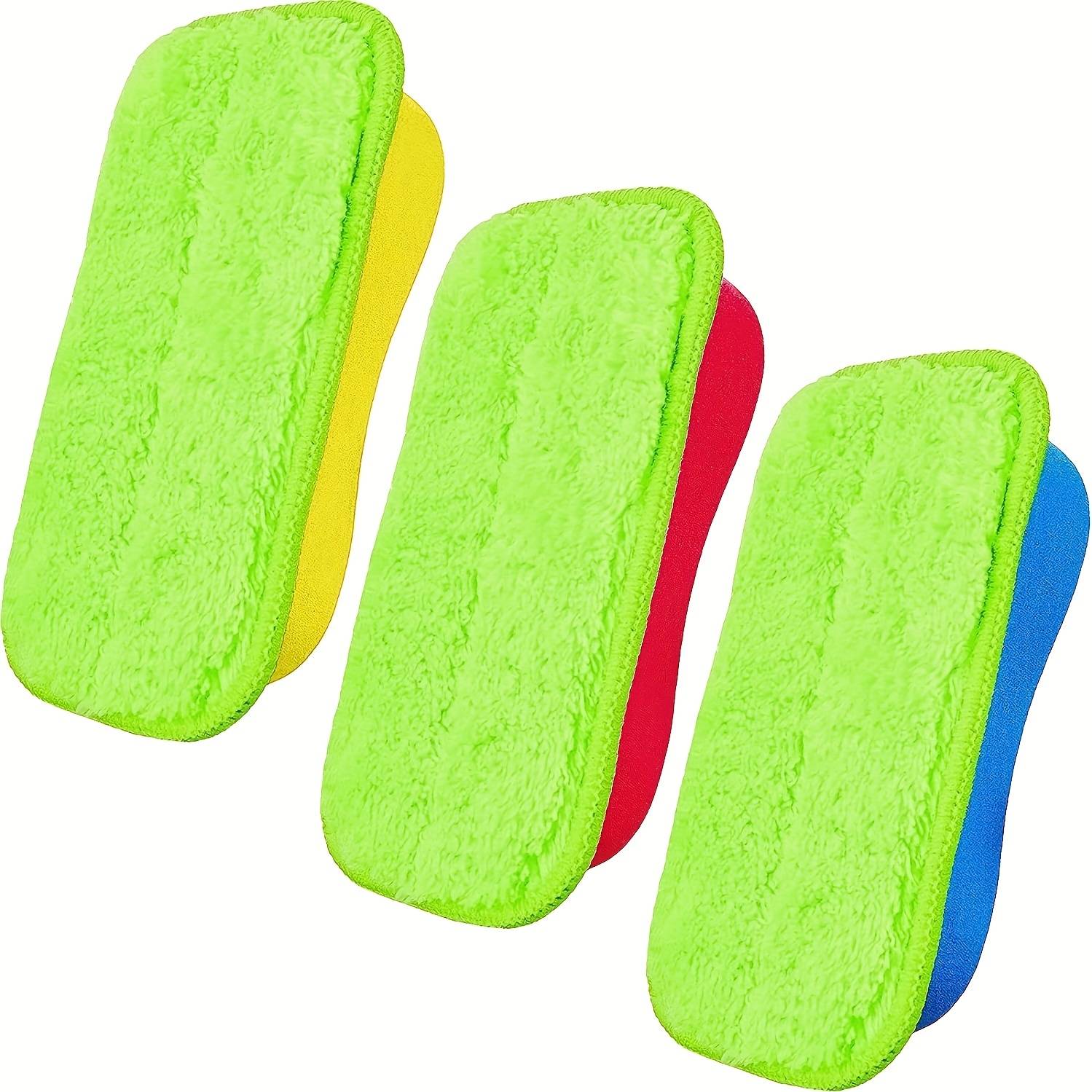 2pcs Random Color Washable Chalkboard Eraser, Magnetic Whiteboard Eraser Dry Eraser Reusable Chalk Eraser For Chalk Markers, Home And Office Supply