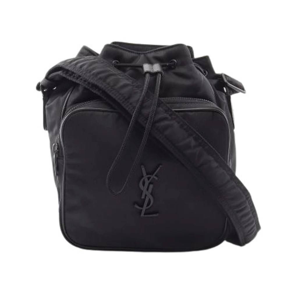 Yves Saint Laurent Vintage Pre-owned Nylon Shoulder Bag - Vintage - Dame - Sort - ONE SIZE - Uld