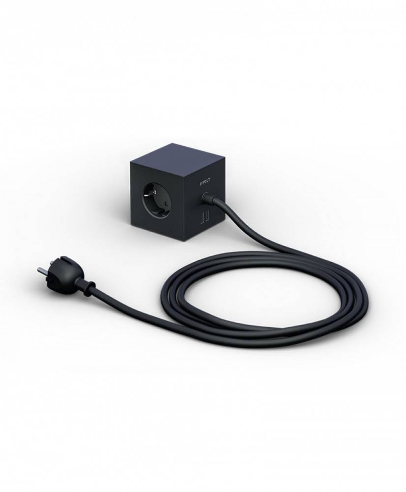 Avolt AVOLT Square 1 USB Power extender Stockholm Black