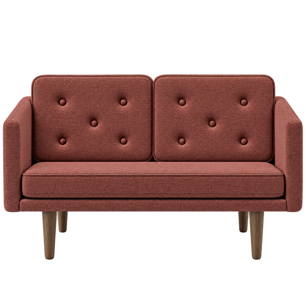 No. 1 Sofa 2-personers, Mood af Børge Mogensen Mood 8101 - Røget eg bejdset - Jacobsen Plus