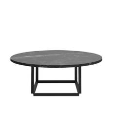 New Works - Florence Coffee Table 90 cm - Sofaborde - New Works Studio - Sort - Metal/Sten