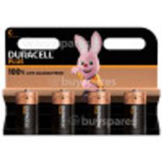 Duracell Plus Power +100% C Batteries (Pack Of 4)