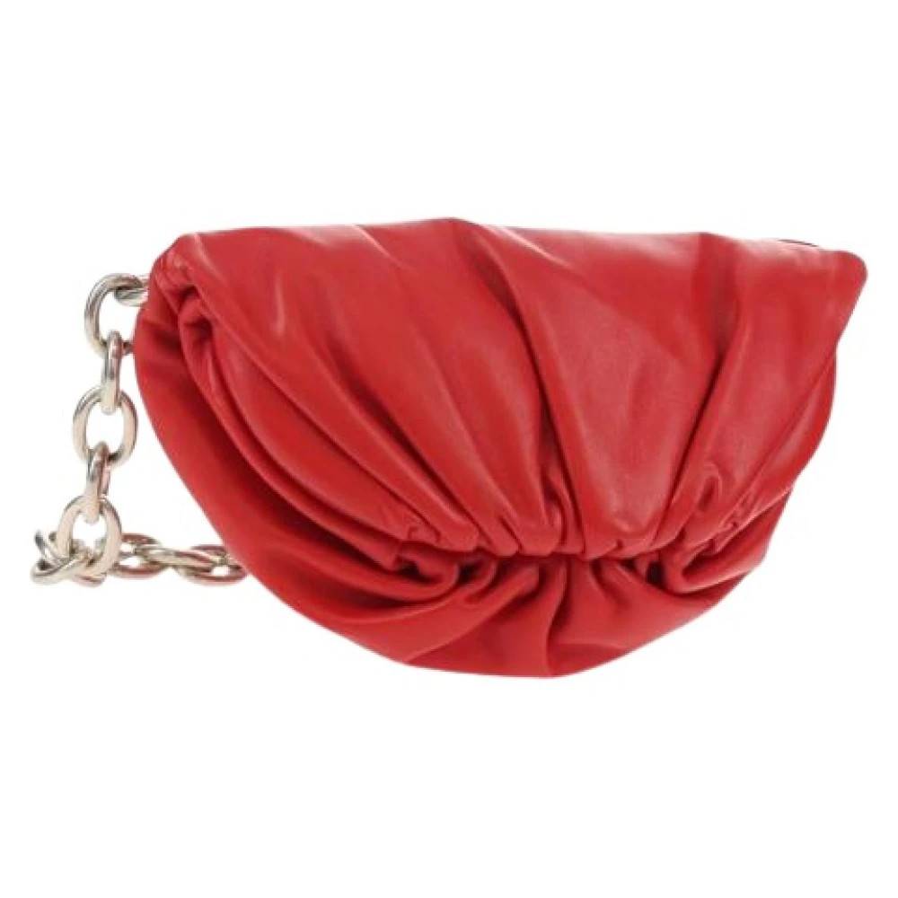 Bottega Veneta Vintage Pre-owned Vintage Skuldertaske - Vintage - Dame - Rød - ONE SIZE - Uld