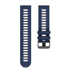 Twin Urrem til Garmin Forerunner 55 - Blå/hvid