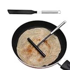 Crepe spridare och spatel kit – Crepe spatel set | rostfritt stål Crepe Maker smet spridare | Crepe panna tillverkare | Non-Stick flexibla skrapor bakning blandningsverktyg | pannkaksskrapa och