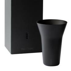 Wired Beans Glass Tumbler 240 Lightly Blown Tumbler Glass 360ml Amazon Exclusive (Wired Beans) (Black Matte)