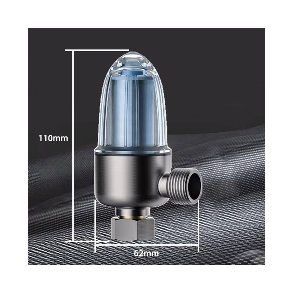 Brass Sediment Filter SpinDown Rinse Pre-Filtration Water Filteration System for Shower Prevent Impurity for Bathroom