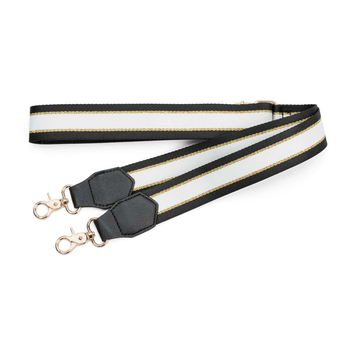 Lycke Shoulderstrap Axelrem 150cm, Svart/Vit