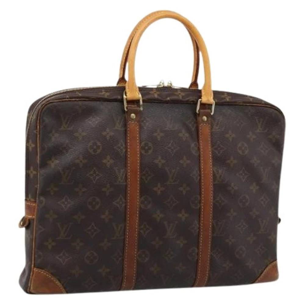 Louis Vuitton Vintage Pre-owned Business Taske - Vintage - Dame - Brun - ONE SIZE - Uld
