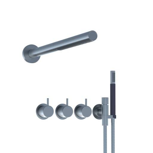 Vola 5471R-081ST duschset, mässing