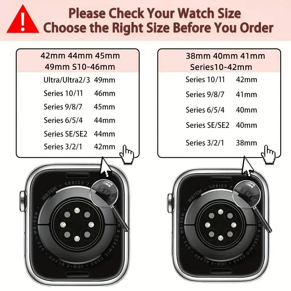 Armband för Apple Watch Band Ultra 3 2 49mm 46mm 45mm 44mm 42 40 41 2025 Trail Alpine Loop Correa Armband iWatch Series 11 10 SE