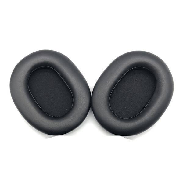 Proteinläder Öronkuddar Kompatibla med Sony WH-1000XM5 & XM6 Hörlurar - Förbättrad Komfort och Ljudisolering Black