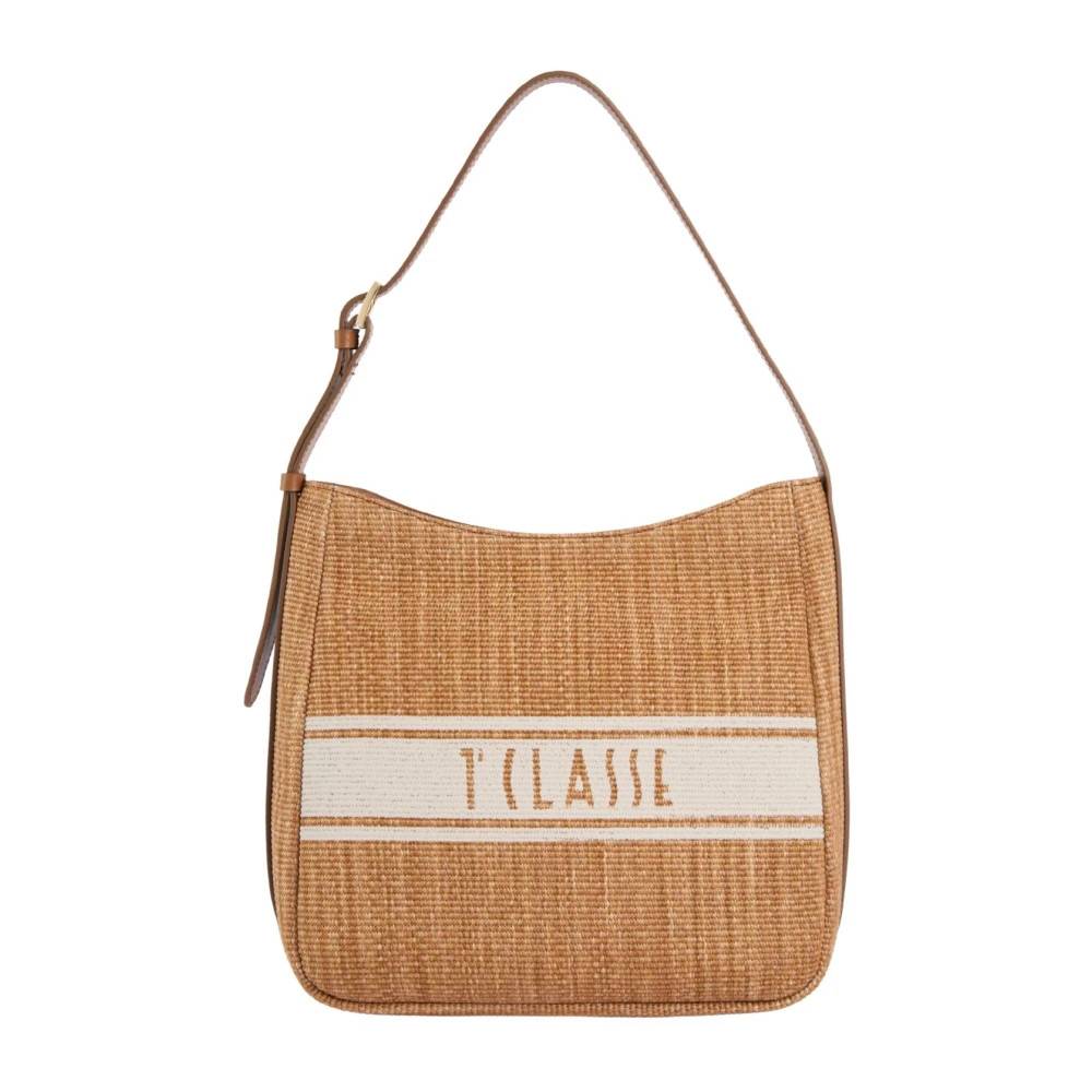 Alviero Martini 1a Classe Rafia Coast Skuldertaske - Tasker - Dame - Brun - ONE SIZE - Uld