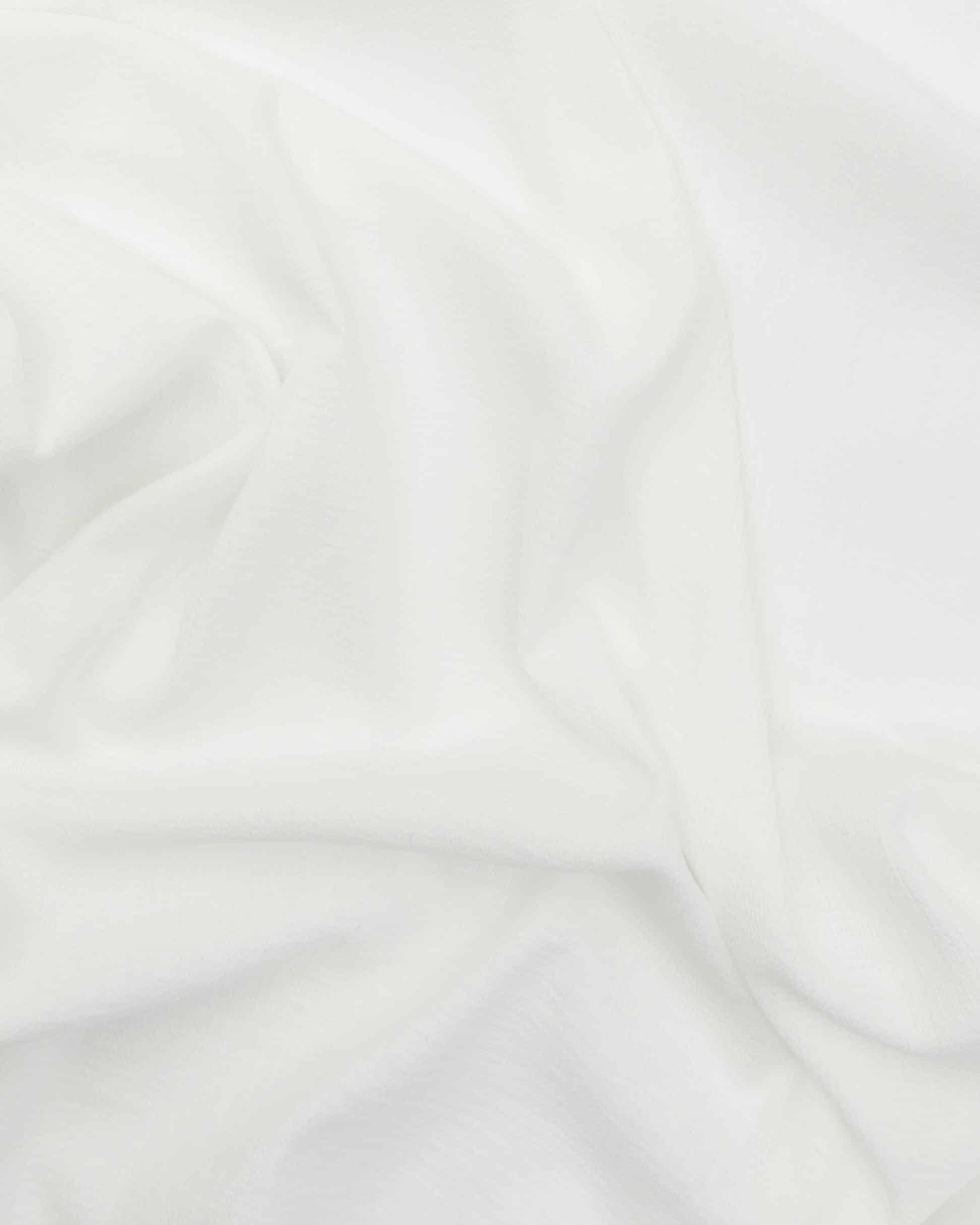 Flødefarvet med let krøleffekt - Bomuld (voile) - 100% Bomuld