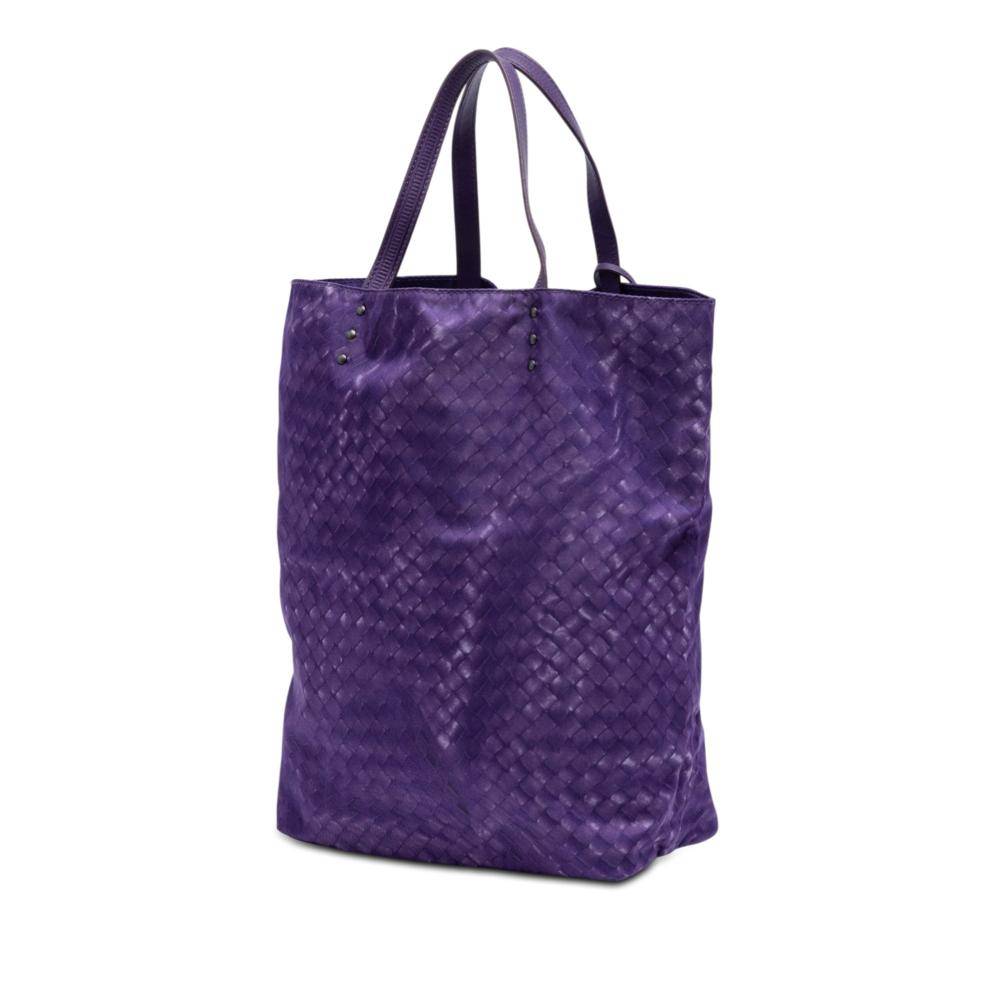 Bottega Veneta Vintage Tote Stl. - Totebags Från Magasin - Purple (L 33cm x W 22.50cm x D 11.50cm)