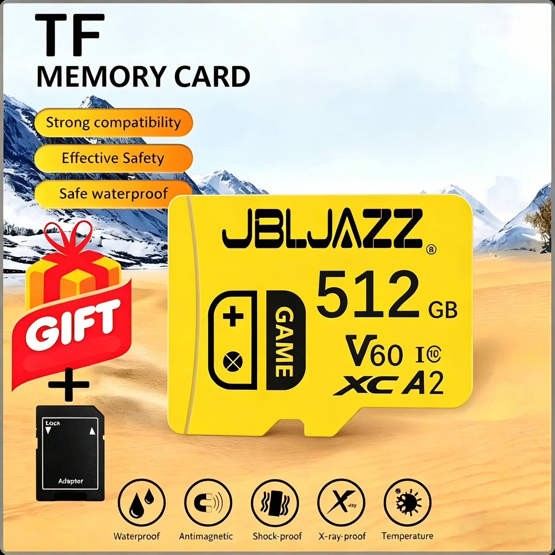 New Original Micro TF SD Card 32GB 64GB 128GB 256GB Micro Card Memory Card Class10 U3 4K TF Card for Xiaomi Drone Phone Camera